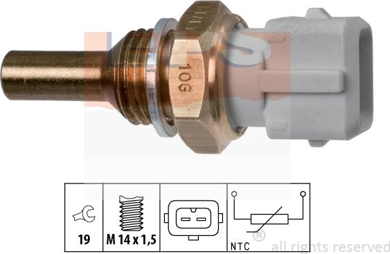 MDR EPS-1830 126 - Sonde de température, liquide de refroidissement droxauto.com