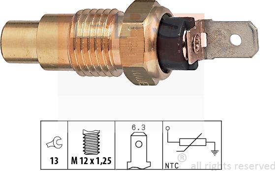 MDR EPS-1830 121 - Sonde de température, liquide de refroidissement droxauto.com