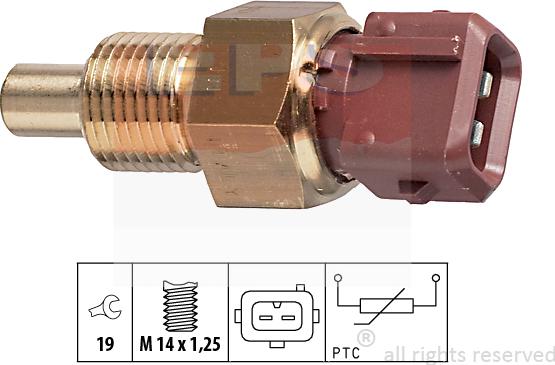 MDR EPS-1830 308 - Sonde de température, liquide de refroidissement droxauto.com