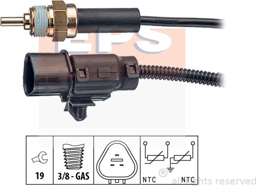 MDR EPS-1830 373 - Sonde de température, liquide de refroidissement droxauto.com