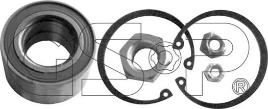 MDR GSP-GK0593 - Kit de roulements de roue droxauto.com