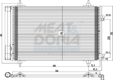 Meat & Doria 991009 - Condensateur, climatisation droxauto.com