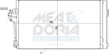 Meat & Doria 991146 - Condensateur, climatisation droxauto.com