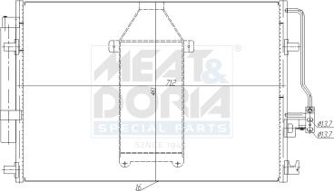 Meat & Doria 991296 - Condensateur, climatisation droxauto.com