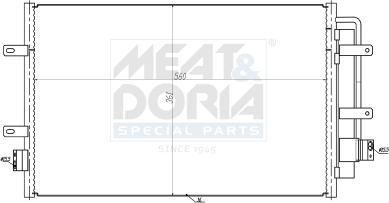 Meat & Doria 991254 - Condensateur, climatisation droxauto.com