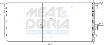 Meat & Doria 991251 - Condensateur, climatisation droxauto.com