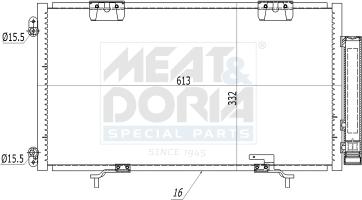 Meat & Doria 991218 - Condensateur, climatisation droxauto.com