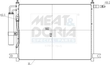 Meat & Doria 991270 - Condensateur, climatisation droxauto.com