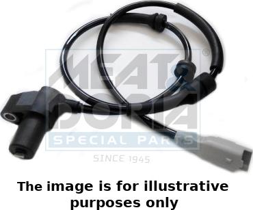 Meat & Doria 90595E - Capteur, vitesse de roue droxauto.com