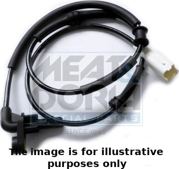 Meat & Doria 90592E - Capteur, vitesse de roue droxauto.com