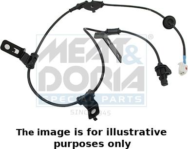 Meat & Doria 90831E - Capteur, vitesse de roue droxauto.com