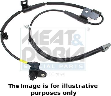 Meat & Doria 90838E - Capteur, vitesse de roue droxauto.com