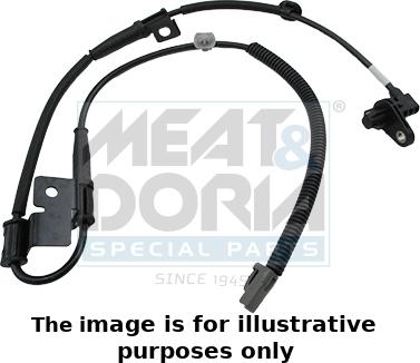 Meat & Doria 90837E - Capteur, vitesse de roue droxauto.com