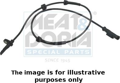 Meat & Doria 90330E - Capteur, vitesse de roue droxauto.com