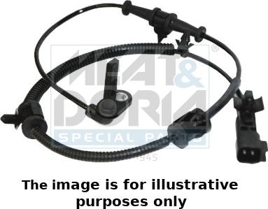 Meat & Doria 90323E - Capteur, vitesse de roue droxauto.com