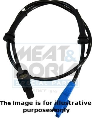 Meat & Doria 90208E - Capteur, vitesse de roue droxauto.com