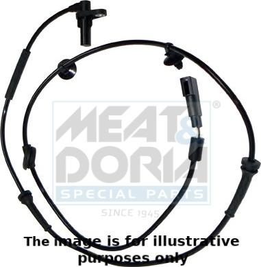 Meat & Doria 90219E - Capteur, vitesse de roue droxauto.com