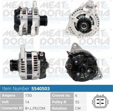 Meat & Doria 5540503 - Alternateur droxauto.com