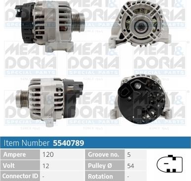 Meat & Doria 5540789 - Alternateur droxauto.com