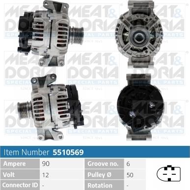 Meat & Doria 5510569 - Alternateur droxauto.com