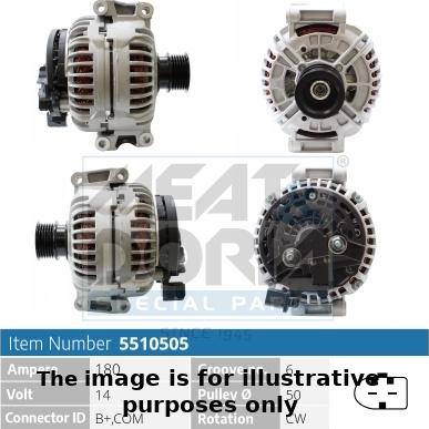 Meat & Doria 5510505P - Alternateur droxauto.com