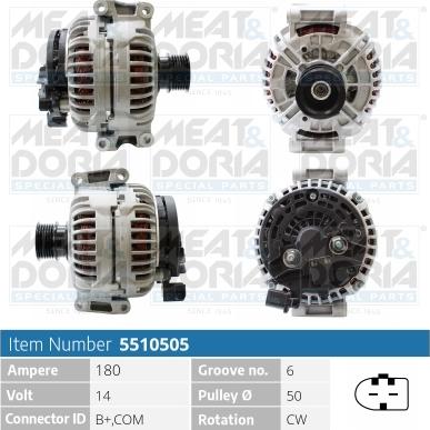 Meat & Doria 5510505 - Alternateur droxauto.com