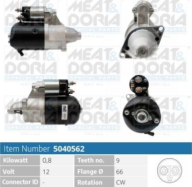 Meat & Doria 5040562 - Démarreur droxauto.com