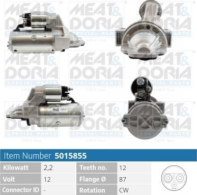 Meat & Doria 5015855 - Démarreur droxauto.com