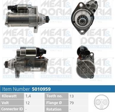 Meat & Doria 5010959 - Démarreur droxauto.com