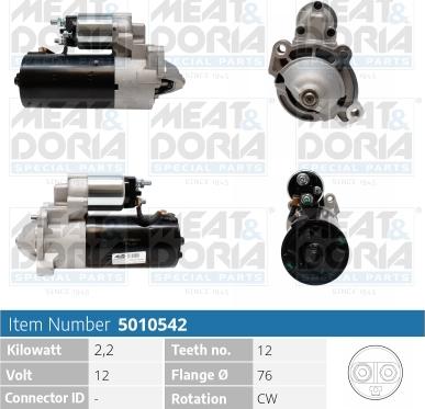 Meat & Doria 5010542 - Démarreur droxauto.com