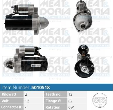 Meat & Doria 5010518 - Démarreur droxauto.com