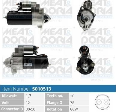 Meat & Doria 5010513 - Démarreur droxauto.com