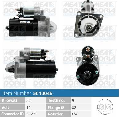 Meat & Doria 5010046 - Démarreur droxauto.com