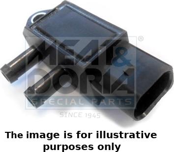 Meat & Doria 82515E - Capteur, pression des gaz échappement droxauto.com