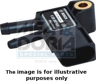 Meat & Doria 82318E - Capteur, pression des gaz échappement droxauto.com