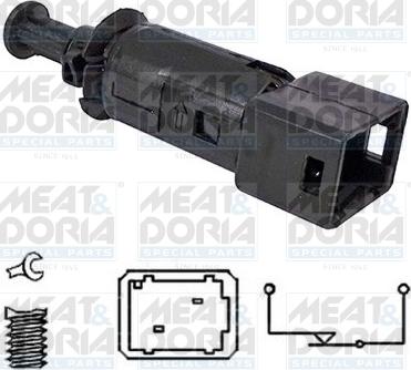 Meat & Doria 35032 - Interrupteur des feux de freins droxauto.com