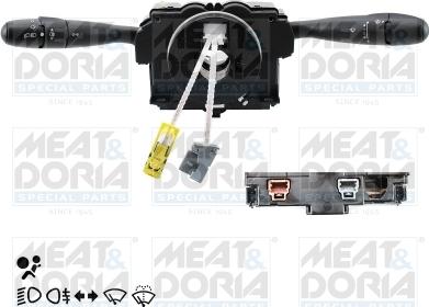 Meat & Doria 23172 - Commutateur de colonne de direction droxauto.com
