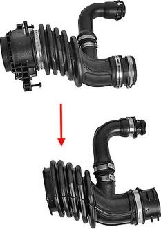 MEHA AUTOMOTIVE MH54165 - Tuyau d'aspiration, alimentation d'air droxauto.com