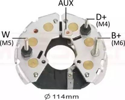 Messmer 216052 - Pont de diodes, alternateur droxauto.com