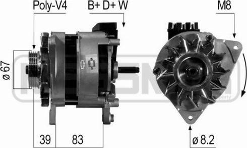 Messmer 210335A - Alternateur droxauto.com