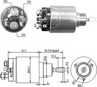Messmer ZM1473 - Contacteur, démarreur droxauto.com