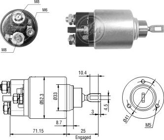 Messmer ZM2371 - Contacteur, démarreur droxauto.com