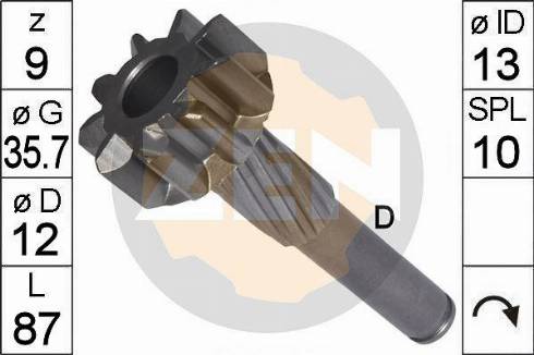 Messmer ZN9527 - Pignon, démarreur droxauto.com