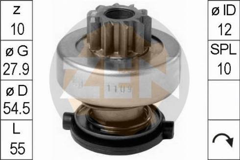 Messmer ZN1109 - Pignon, démarreur droxauto.com