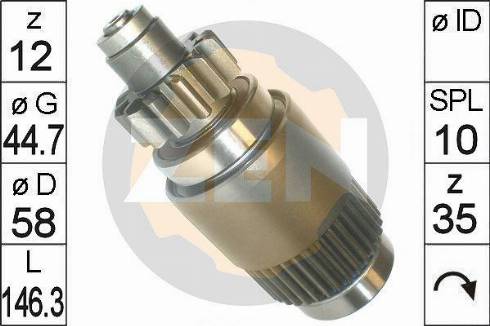 Messmer ZN1830 - Pignon, démarreur droxauto.com