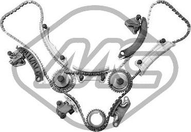 Metalcaucho 51429 - Kit de distribution par chaîne droxauto.com