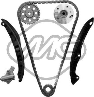 Metalcaucho 58344 - Kit de distribution par chaîne droxauto.com