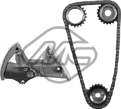 Metalcaucho 58376 - Kit de distribution par chaîne droxauto.com