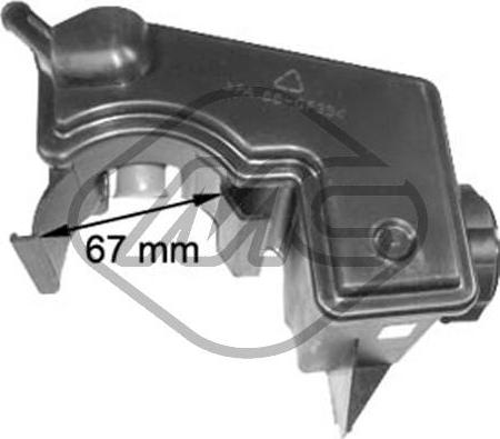 Metalcaucho 03844 - Vase d'expansion l'huile hydraulique, direction assistée droxauto.com