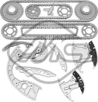 Metalcaucho 16269 - Kit de distribution par chaîne droxauto.com